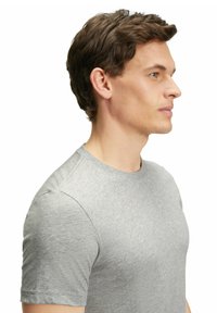 FALKE BASIC ROUND NECK - T-shirt basic - light grey