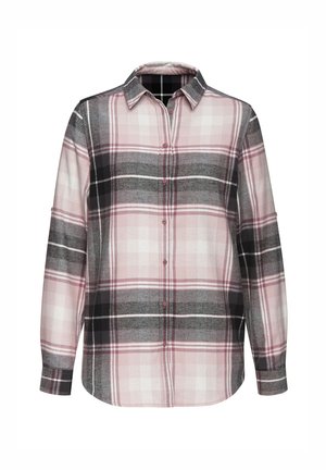 KARO - Camicia - rosa schwarz kariert
