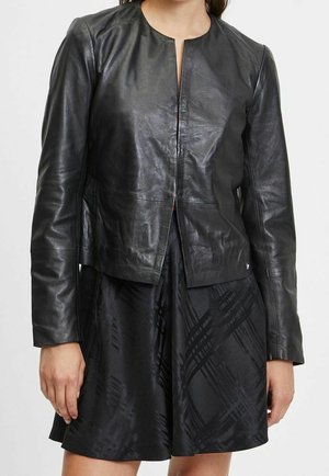 Giacca di pelle - black