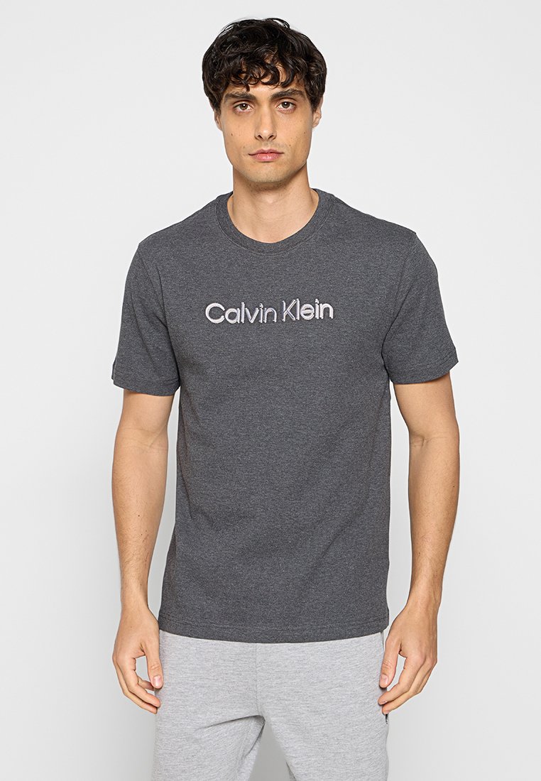 Calvin Klein T-shirt print donkergrijs