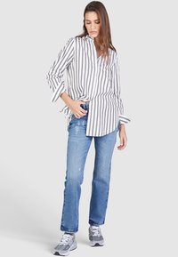Marc Aurel Button-down blouse - white varied
