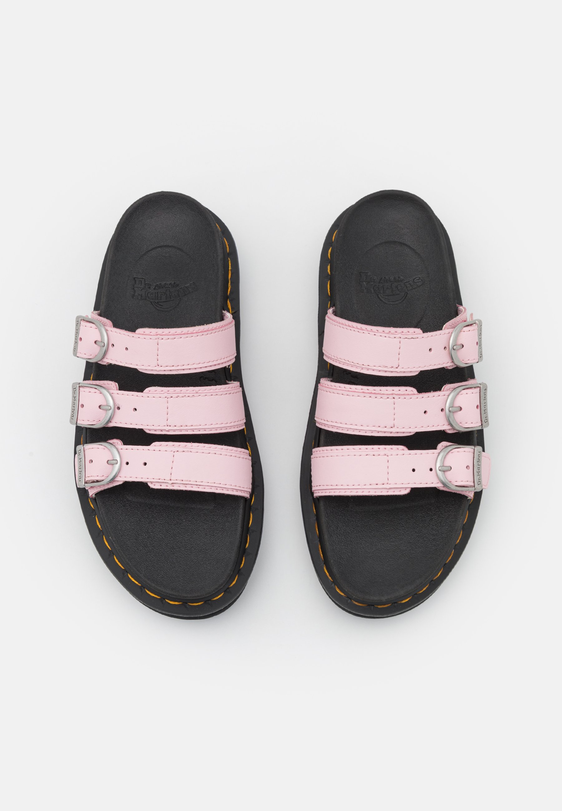 Dr. Martens BLAIRE SLIDE - Sandalias - chalk pink hydro/rosa - Zalando.es