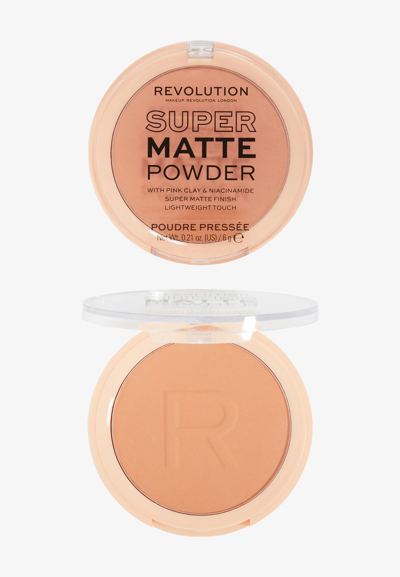 Damen Teint | Makeup Revolution REVOLUTION SUPER MATTE PRESSED POWDER Puder warm beige/nude - YR55609 Damen Teint | Makeup Revolution REVOLUTION SUPER MATTE PRESSED POWDER Puder warm beige/nude - YR55609