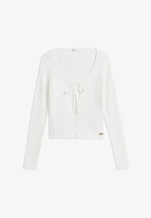 Tommy Jeans, Ζακέτα - off-white