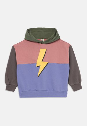 LIGHTNING HOODIE UNISEX - Felpa con cappuccio - brown/multi-coloured