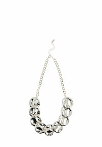 HAMMERED DISC - Collar - silver-coloured tone