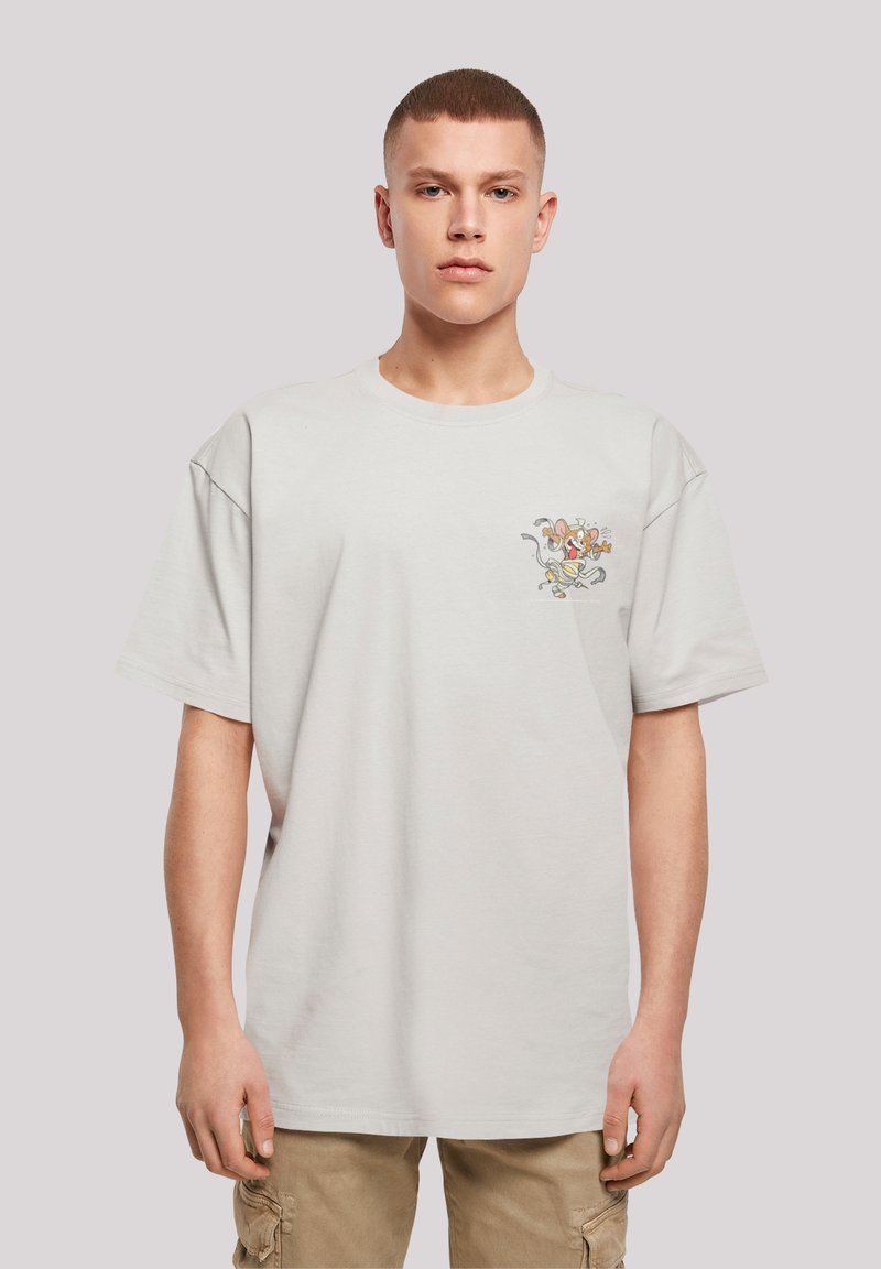 F4NT4STIC TOM AND JERRY POCKET MUMMY JERRY - T-shirt print - lightasphalt
