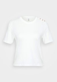 ONLTHEA O NECK BUTTON  - Printtipaita - cloud dancer
