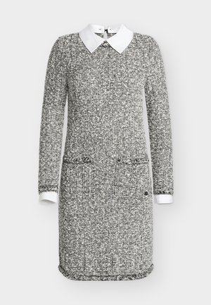 KARL LAGERFELD, KNIT BOUCLE DRESS - Φόρεμα-πουλόβερ - bw eiffel tower boucle
