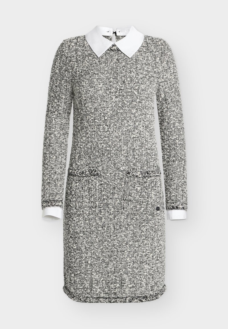 KARL LAGERFELD KNIT BOUCLE DRESS - Robe pull - bw eiffel tower boucle ...