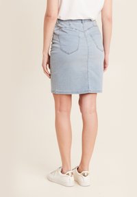 Breal GERADER - Gonna di jeans - denim double stone