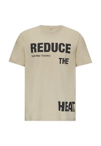 QS FRONT - T-shirt print - beige