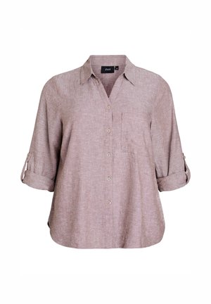 MIT 3/4-ÄRMELN - Button-down blouse - fossil