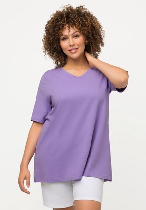 V-AUSSCHNITT HALBARM - Camiseta básica - pale lilac