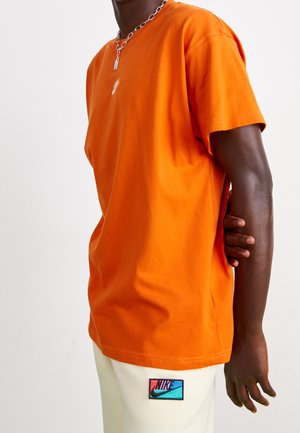T-Shirt basic - mottled orange