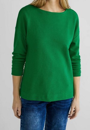 Longsleeve - mottled dark green