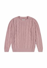 Wrangler LONG SLEEVE CABLE CREW - REGULAR FIT - Trui - keepsake lilac