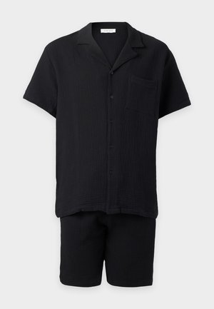 Pier One by Zalando, 100% MUSLIN COTTON SET - Pyjama - black