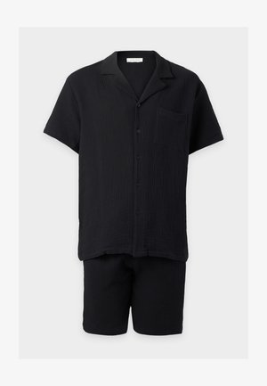 Pier One by Zalando, 100% MUSLIN COTTON SET - Pyjamas - black