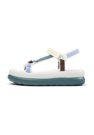 PELOTAS FLOTA UP - Platform sandals - grün blau