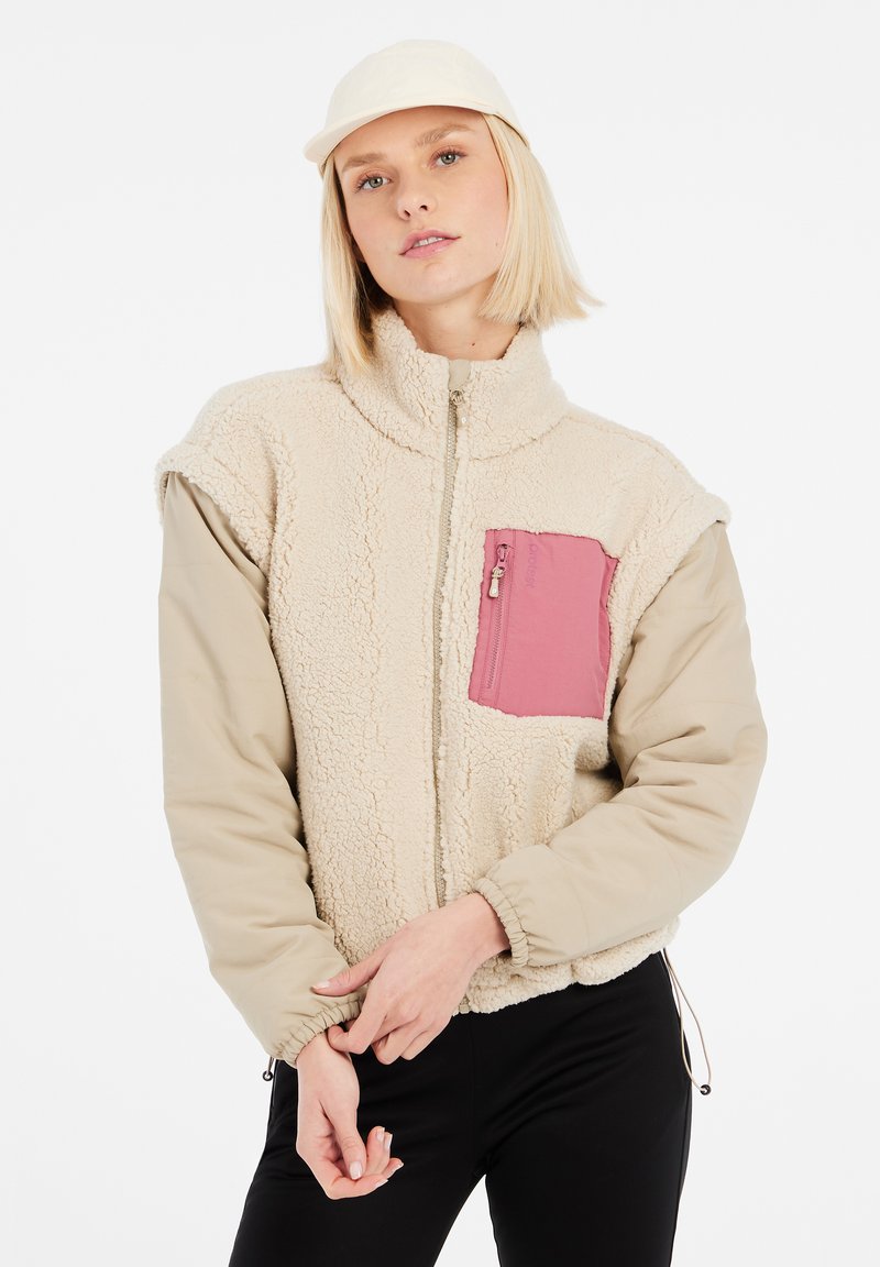 Protest FULLZIPS - Fleecejas - kitoffwhite