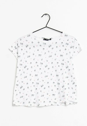 Mango T-shirt con stampa - white