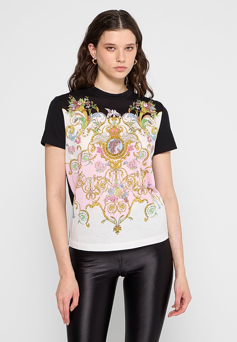 Versace Jeans Couture T-shirt print zwart