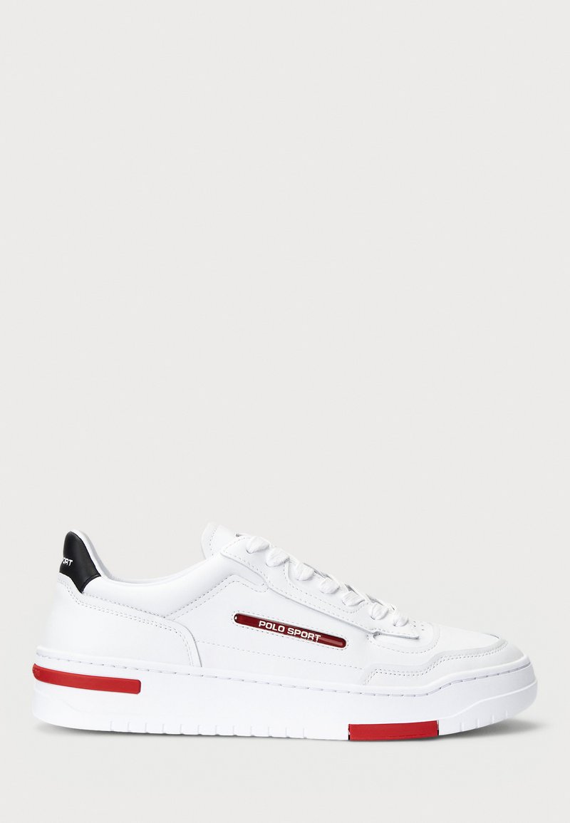 Polo Ralph Lauren - PS300 LEATHER SNEAKER - Sneakers laag - white, Vergroten