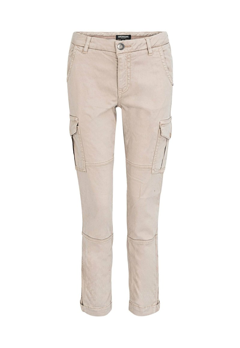 True Religion Cargobroek zilverkleurig True Religion Cargobroek zilverkleurig