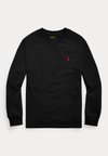 COTTON JERSEY LONG-SLEEVE TEE 2-14YO - T-shirt à manches longues - black