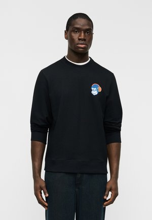 REGULAR FIT MONKEY HEADPHONE - Felpa - black