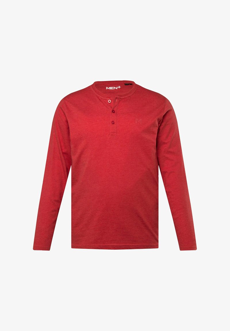 Men Plus HENLEY Long sleeved top red Zalando - Main Image