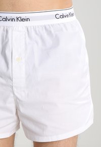 Calvin Klein Underwear BOXER SLIM 2 PACK MODERN COTTON STRETCH - Boxer  - white