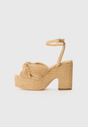 Loeffler Randall Kõrge kontsaga sandaalid - sand