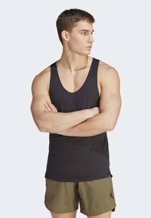 adidas Performance WORKOUT STRINGER TANK  - Top - black