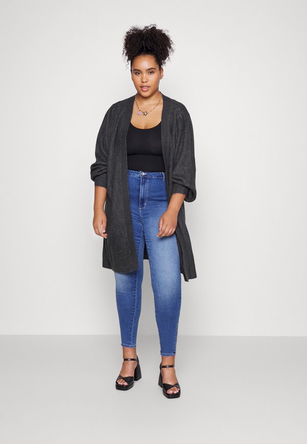 VMRUBELLEFILE LONG CARDIGAN CURVE - Cardigan