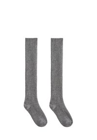 21% CASHMERE 14% WOOL LONG - Podkolienky - dark grey