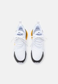 Nike Sportswear AIR MAX 270 GS UNISEX - Sneakers - white/university gold/deep royal blue/black