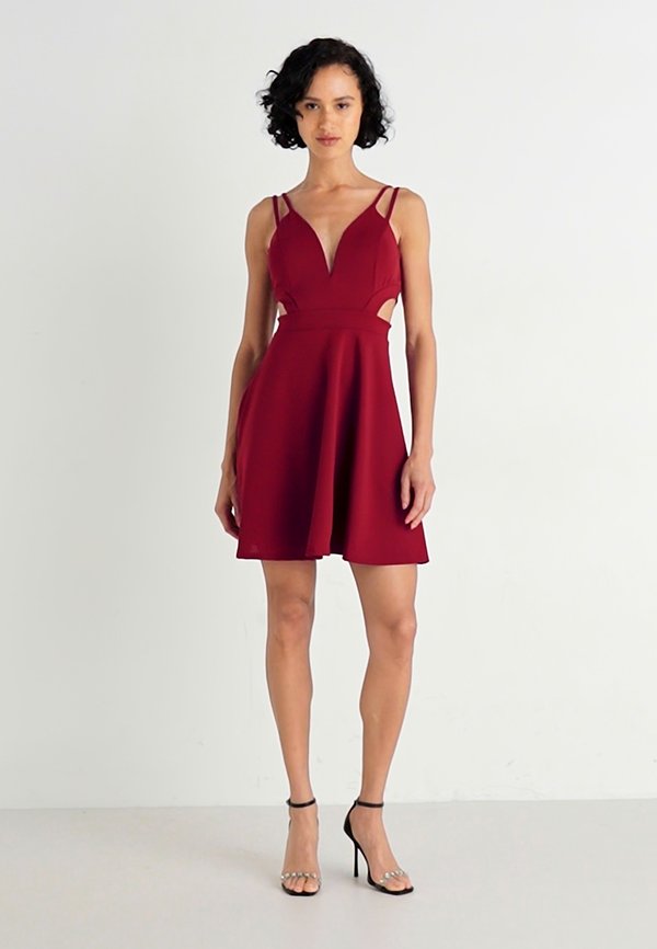 MILLY STRAP SKATER - Cocktail dress / Party dress - wine4
