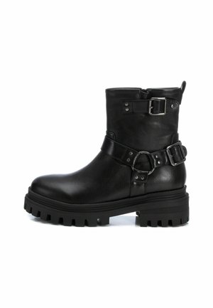 Botines con plataforma - black