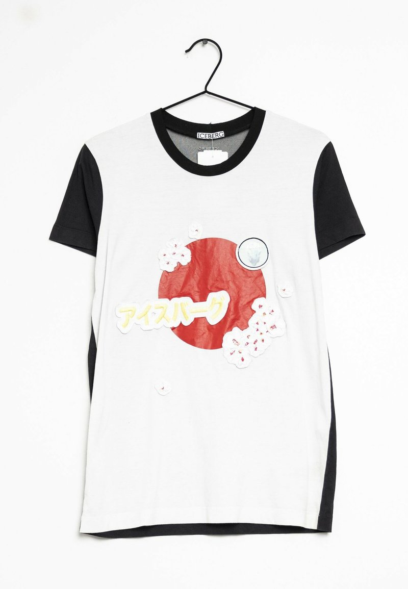 Iceberg Triko s potiskem - white
