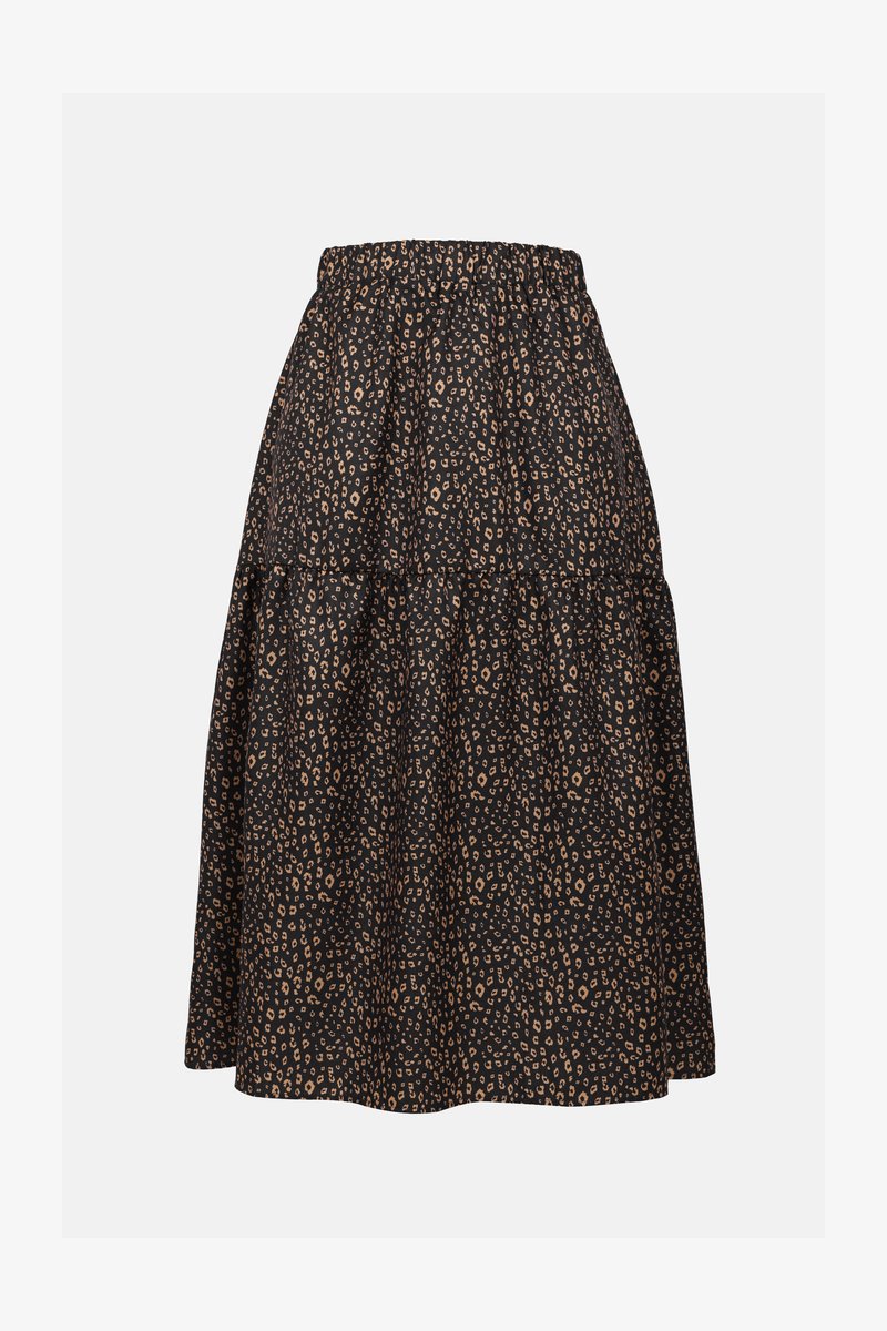 Even&Odd A-line skirt black,brown/black - Main Image