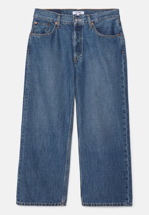 LOOSE CROP - Jeans Relaxed Fit - peyote flow