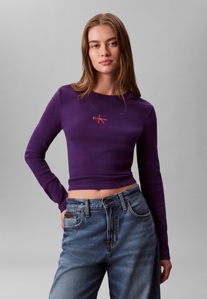 MONOGRAM TEE - T-shirt à manches longues - acai