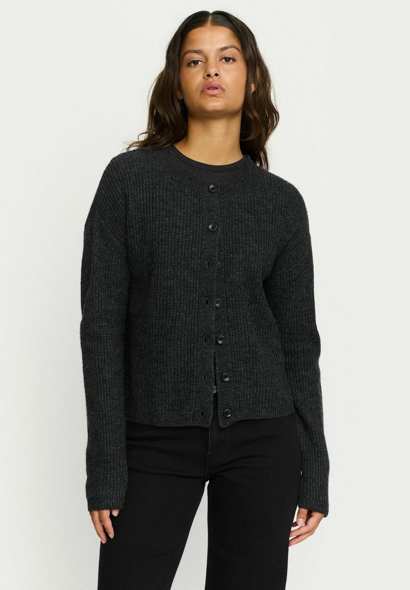Soft Rebels WEST - Kardigán - charcoal melange