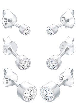 3 PACK BASIC - Oorbellen - weiß