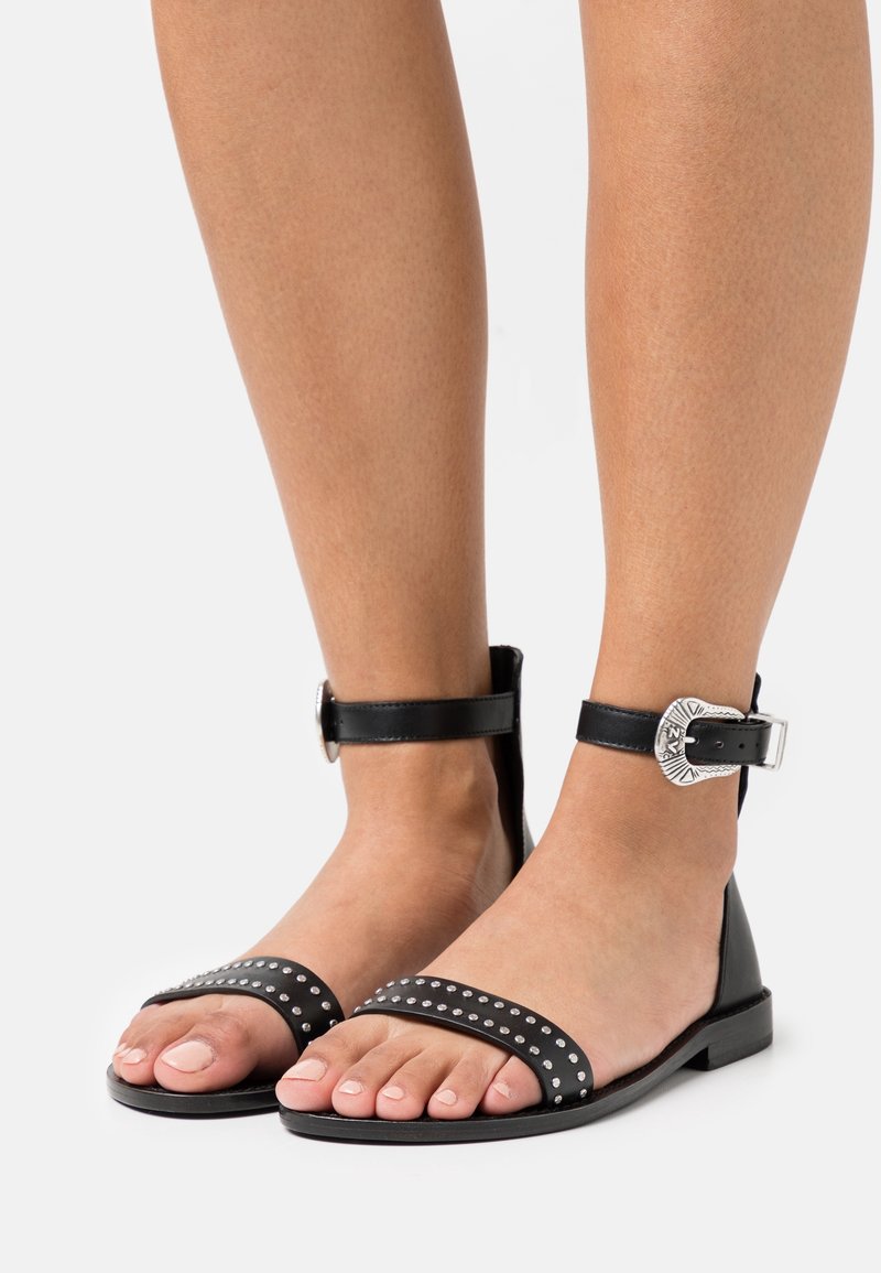 Zadig & Voltaire Páskové sandály - black