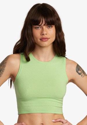 RVCA Top - mottled green