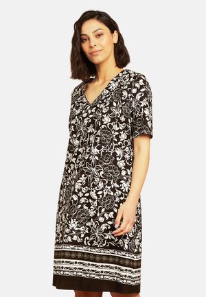 IN COTONE STAMPATO - Day dress - dark brown
