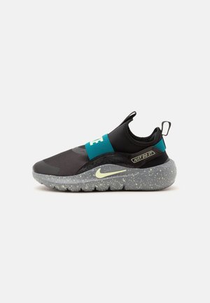 Nike Performance, FLEX RUNNER 4 UNISEX - Обувки за бягане по асфалт - black/barely volt/bright spruce/cool grey